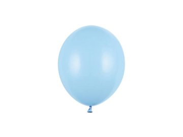 PartyDeco Močni modri lateks baloni, pastelno modri, 12 cm, 100 kosov.