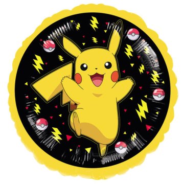 Folija balon Pokemon Pikachu, 43 cm.