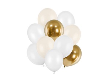 PartyDeco Komplet lateks balonov, mešanica barv, 30 cm, 10 kosov