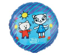 GoDan Folija balon z motivom muce in nune, 46 cm