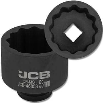 JCB udarni nasadni ključ 3/4" 53 mm 12-kraki Cr-Mo