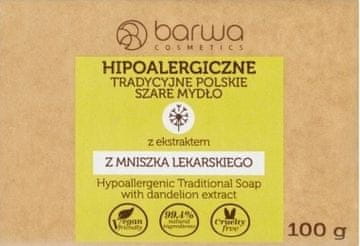 BARWA Hipoalergeno sivo milo v trdem stanju 100 g