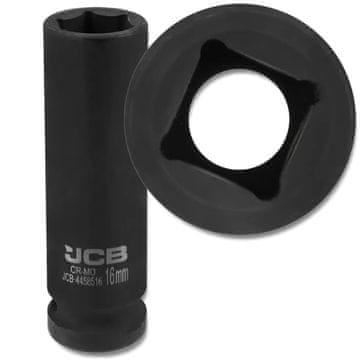 JCB GLOBOKI UDARNI KLJUČ 1/2" Cr-Mo 6-kraki 16 mm NASADNI KLJUČ