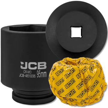 JCB globok udarni nasadni ključ 1" 95 mm 6-kraki Cr-Mo