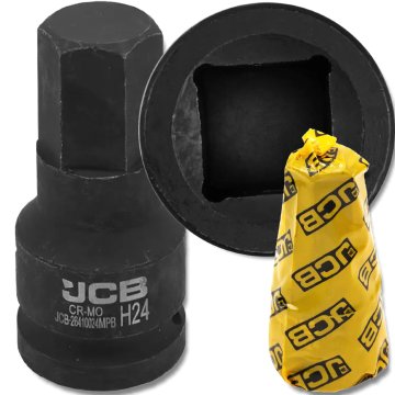 JCB udarni nastavek za nastavke 3/4" 24 mm 6-kraki Cr-Mo nastavek