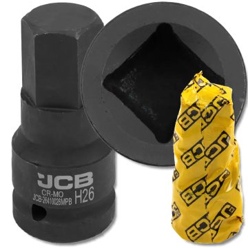 JCB udarni nastavek za nastavke 3/4" 26 mm 6-kraki Cr-Mo nastavek