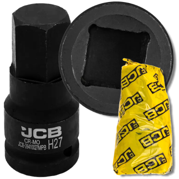 JCB udarni nastavek za nastavke 3/4" 27 mm 6-kraki Cr-Mo nastavek