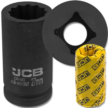 JCB GLOBOKI UDARNI KLJUČ 3/4" Cr-Mo 12-kraki 27 mm NASADNI KLJUČ