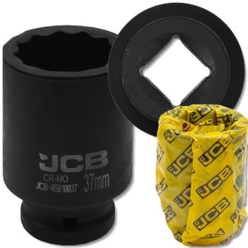 JCB GLOBOKI UDARNI KLJUČ 3/4" Cr-Mo 12-kraki 37 mm NASADNI KLJUČ