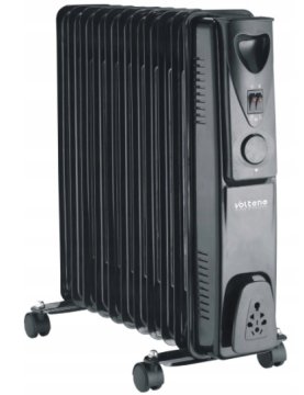 Volteno Električni oljni radiator, 7 reber, črne barve, 1500 W