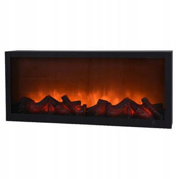 Koopman Stenski električni kamin z LED lučjo za dnevno sobo, 57x25 cm