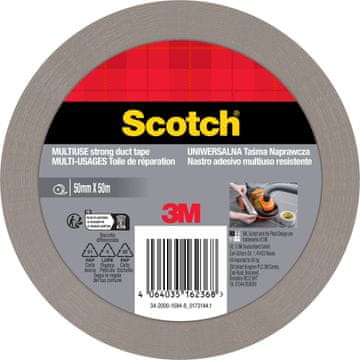 3M Scotch Silver lepilni trak močan 50 mm x 50 m 1 kos