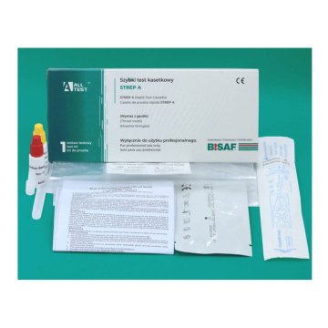 Strep test - kasetni test za bakterijski tonzilitis Strep A (določanje antigena) 1 kos.