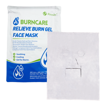 Sterilni hidrogelni povoj za obraz Burn Gel 30 x 40 cm BurnCare - maska za opekline 1 kos.