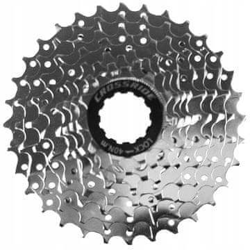 8-stopenjska kaseta za gorsko treking kolo 11-28T CR8, združljiva s Shimano