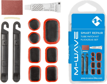 Komplet za popravilo zračnice M-Wave Smart Repair, obliži, lepilo, ročice