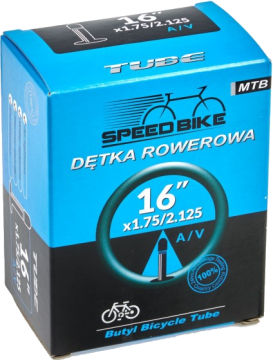 Zračnica za kolo 16" BMX city MTB SpeedBike 16x1.75/2.125 AV