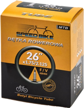 Zračnica za kolo 26" MTB city SpeedBike 26x1.75/2.125 FV48 47/57-559