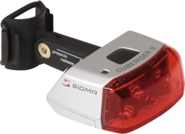 SIGMA Sport Zadnja kolesarska luč Sigma Cuberider II rdeča LED za sedežno oporo RL700