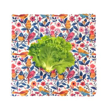 BeePack Voščena folija "Ptice" D 36x36 cm 1 kos.