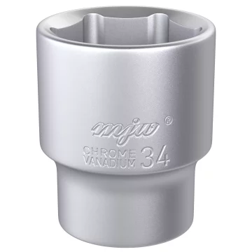 MJW CrV jekleni nasadni ključ 3/4" 6-kraki 34 mm