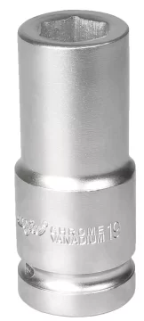 MJW CrV jekleni nasadni ključ 3/4" 6-kotni, dolg 19 mm