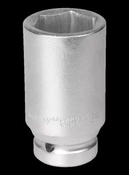 MJW CrV jekleni nasadni ključ 3/4" 6-kotni, dolg 34 mm