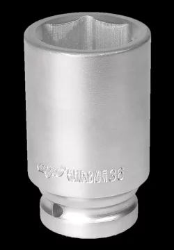 MJW CrV jekleni nasadni ključ 3/4" 6-kotni, dolg 36 mm
