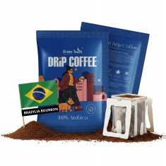VREČKA ZA KAVO MLETA BRAZILSKA RUMENA BOURBON 10 g s filtrom v vrečkah