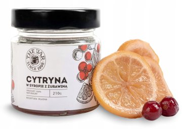 Limone v sirupu z brusnicami 210 g