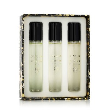 Acqua di Parma Holiday Discovery Set darilni set EDP Yuzu 12 ml + EDP Osmanthus 12 ml + EDP Lily Of The Valley 12 ml unisex