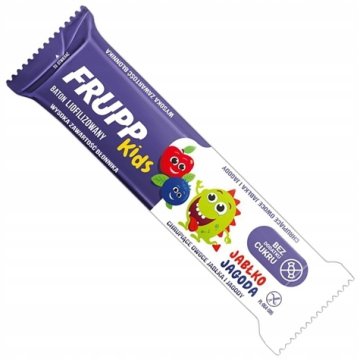 Frupp KIDS Jabolčno-borovničev čeliko Bar, 9gv
