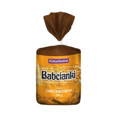 NaturaVena Babcianki piškoti iz maslenega testa z okusom smetane 100 g