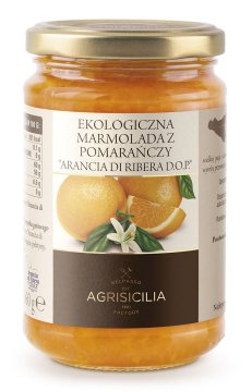 SICILIJANSKA BIO POMARANČNA MARMELADA 360 g - AGRISICILIA