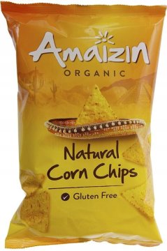 Amaizin slani koruzni čips brez glutena 150 g