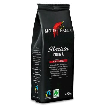 KAVA V ZRNIH ARABICA 100% BARISTA CREMA FAIR TRADE ORGANIC 500 g