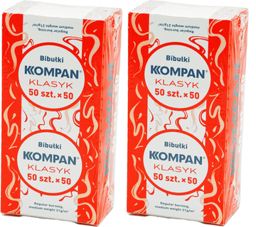 2 x KOMPAN CLASSIC cigaretni papirčki 50x50 kosov