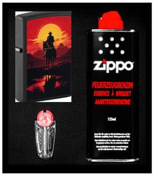 Vžigalniki ZIPPO, komplet, darilo št. 1, WESTERN SCENE DESIGN