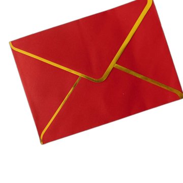13x18 rdeče-zlata kuverta - komplet 50 kosov.
