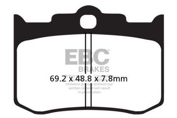 Zavorne ploščice EBC FA216/3 (komplet za 1 disk)