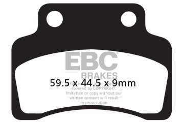 Zavorne ploščice za skuter EBC SFA235 (komplet za 1 disk)