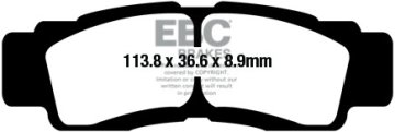 Zavorne ploščice EBC FA676R (komplet za 1 disk)