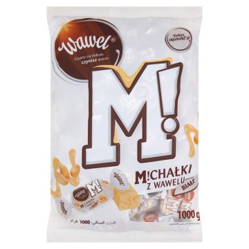 Wawel Beli bonboni Michałki z u v beli glazuri 1000 g