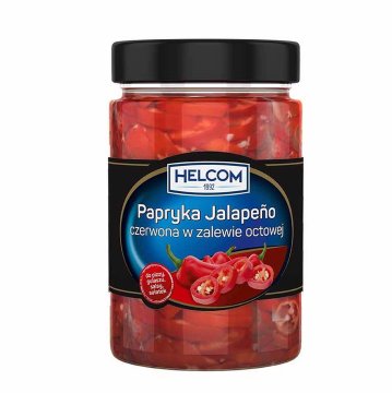Helcom Rdeče jalapeno paprike v kisovi marinadi 327 ml