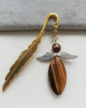 ZLATI ZAZNAMNIK ANGEL TIGER'S EYE