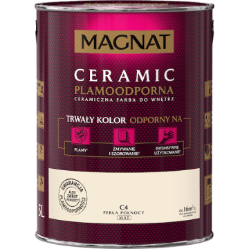 MAGNAT CERAMIC KERAMIČNA STENSKA BARVA BISER SEVERA C4 5L