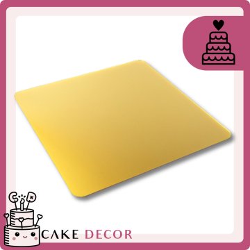 Zlato stojalo za torte za sladko mizo 30x30 cm