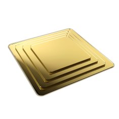 Zrcalno stojalo za torto za sladko mizo 20x20 cm