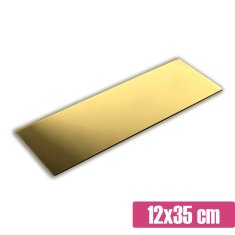 Zrcalno stojalo za torto za sladko mizo 12x35 cm