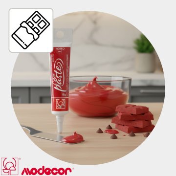 Modecor rdeče barvilo za čokolado in maščobne mase 15g